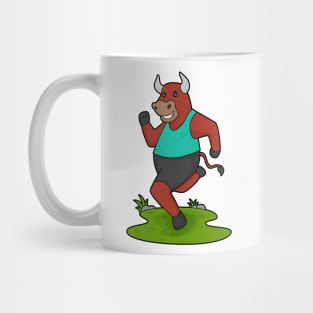 Bull Running Fitness Mug